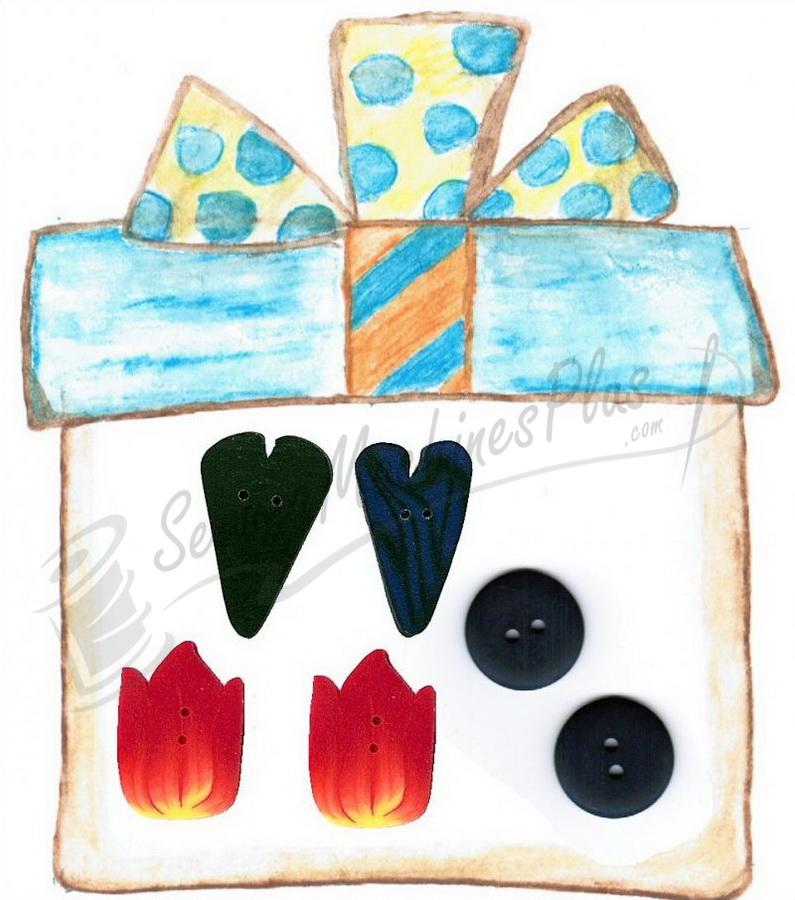 Patch Abilities Monthly Mini Series 2 MM18 Spring Fling- Garden Tools Button Pack