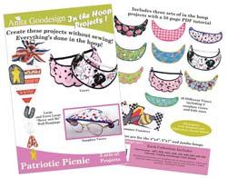 Anita Goodesign Patriotic Picnic (3 Projects) - Sewingmachinesplus.com