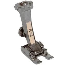Open-toe Bernina 20N presser foot with metal construction