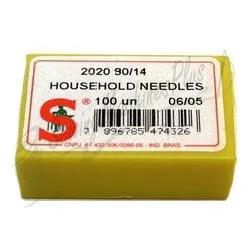 Singer universal needles, box of 100, size 16, yellow box with red S logo