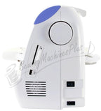 Refurbished Brother PE-770 Embroidery Machine, white body with blue top accent.