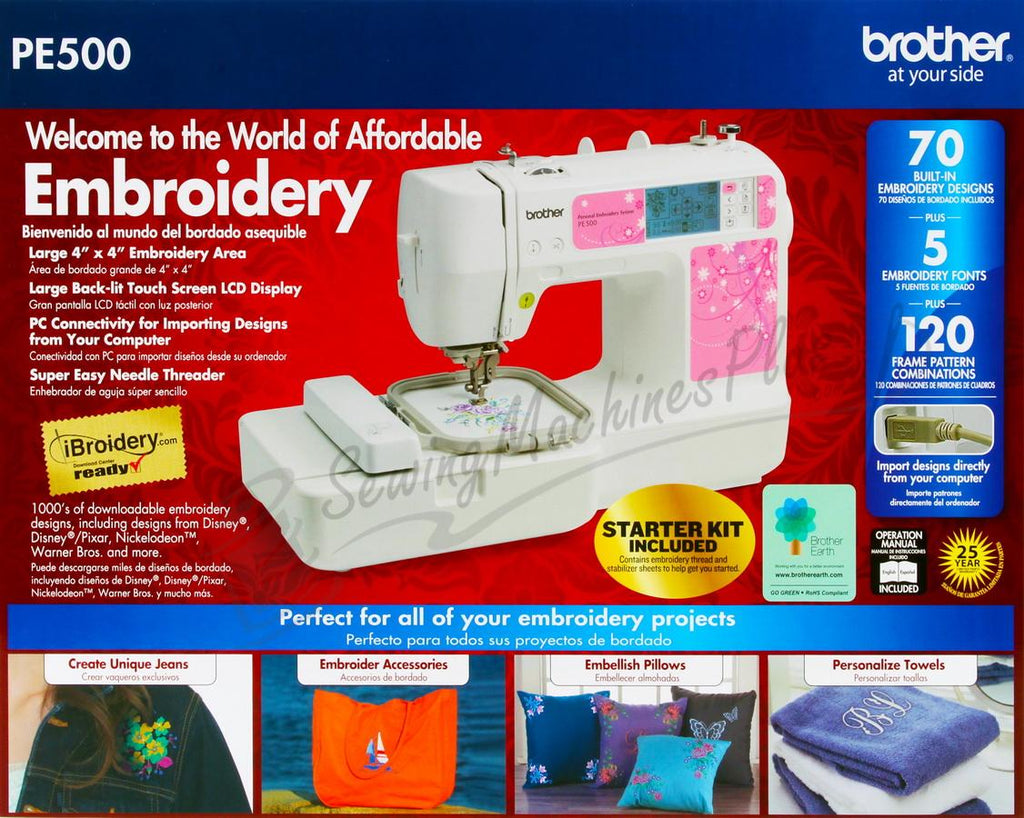 Brother PE-500 Embroidery Machine
