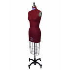 PGM-Pro 603 - Maroon Dressmaker Ladies Form with Hip, sizes 4-12