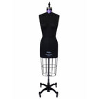 PGM-Pro 604 - Black Dressmaker Ladies Form with Hip, sizes 4-12