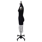 PGM-Pro 604 - Black Dressmaker Ladies Form with Hip, sizes 4-12