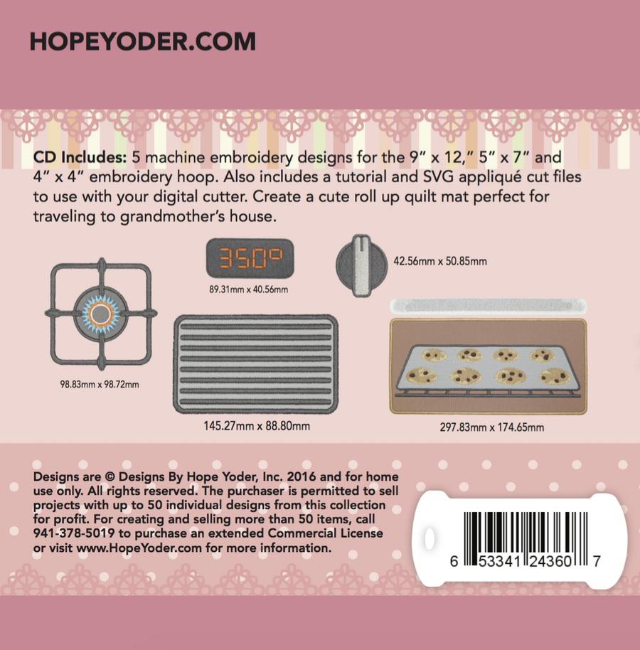 Play n Bake Shop Embroidery CD - Designs by Hope Yoder