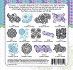 Pop Paisley Embroidery CD w/ SVG - Designs by Hope Yoder