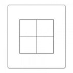 Sizzix Bigz Die Squares 1in finished (1 1/2in unfinished) for cutting machines