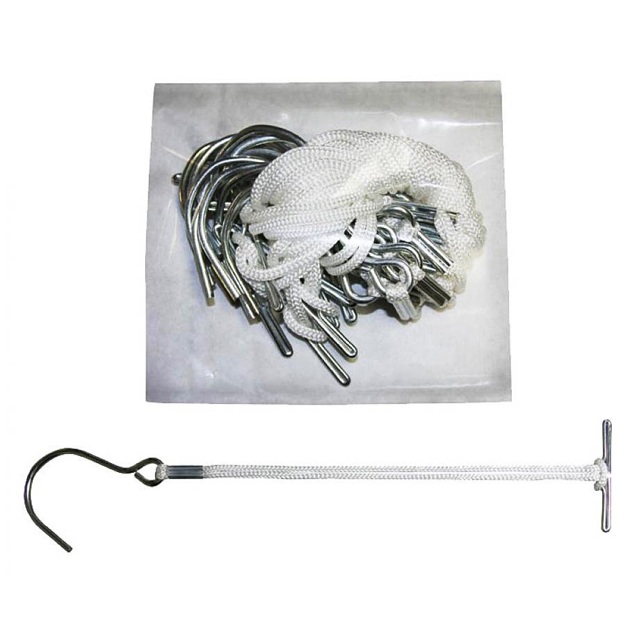 PGM Metal Pattern Hook: Holds 5lbs, 144pcs - 802B-M
