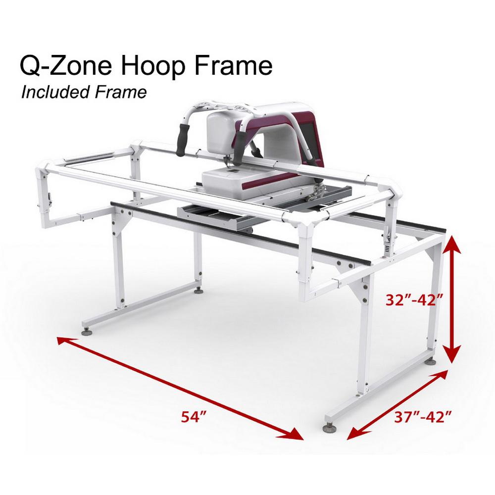 Qnique 15 PRO Long Arm Quilting Machine with FREE Q-Zone Hoop Frame