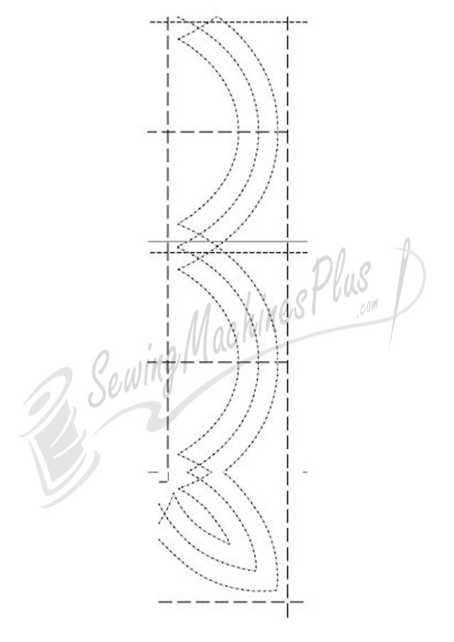 Borders Made Easy 26ft. of 2.5in.  Wide Border Pattern (108)