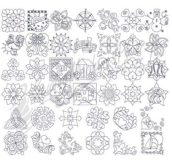 Dakota Collectibles Quilt Stitching Applique Embroidery Designs - 970252