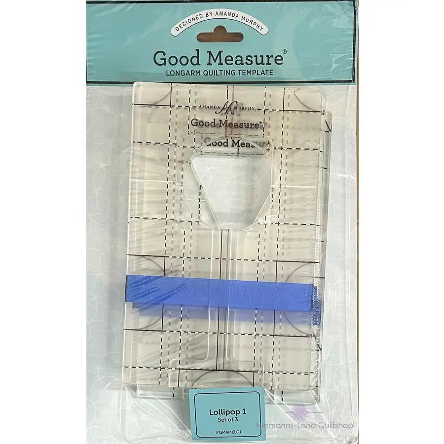 Good Measure Long Arm Every Lollipop 1 Quilting Template Ruler 3 PC Set - Sewingmachinesplus.com
