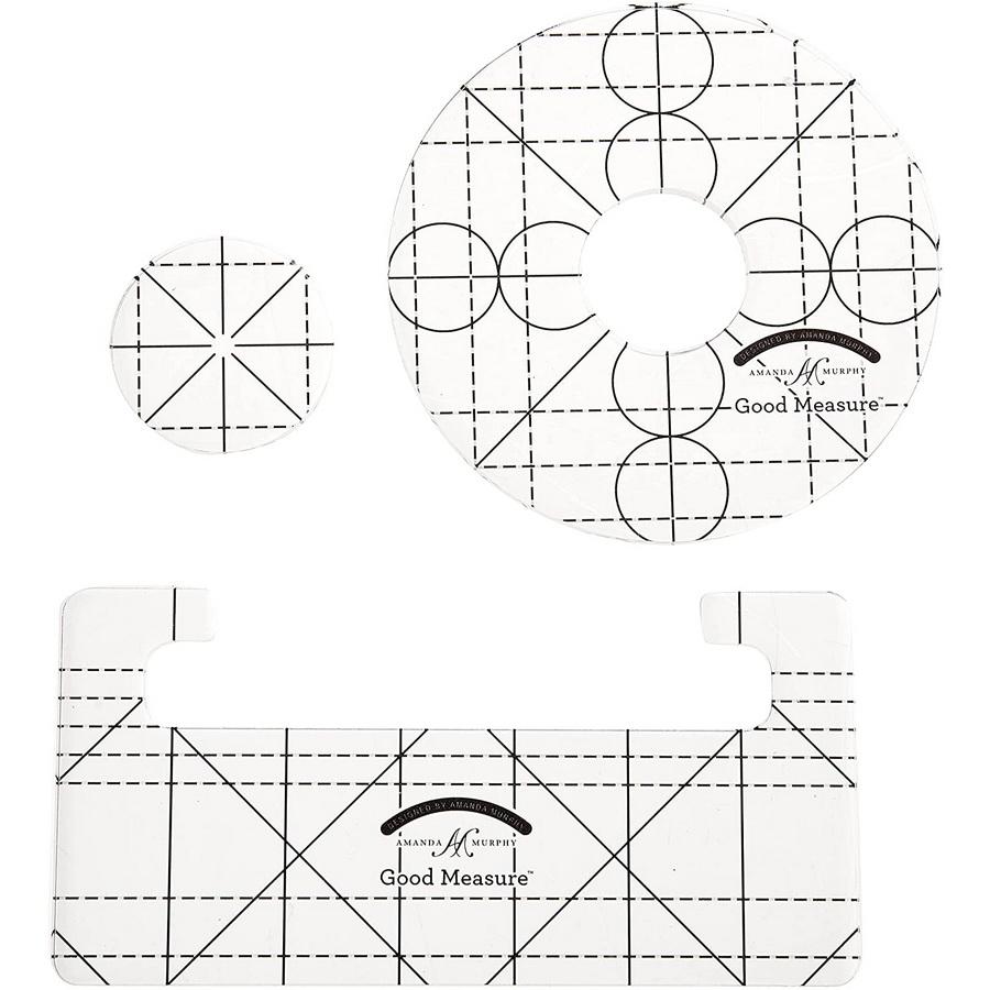 Good Measure Long Arm Every Jubilee Quilting Template Ruler 3 PC Set - Sewingmachinesplus.com