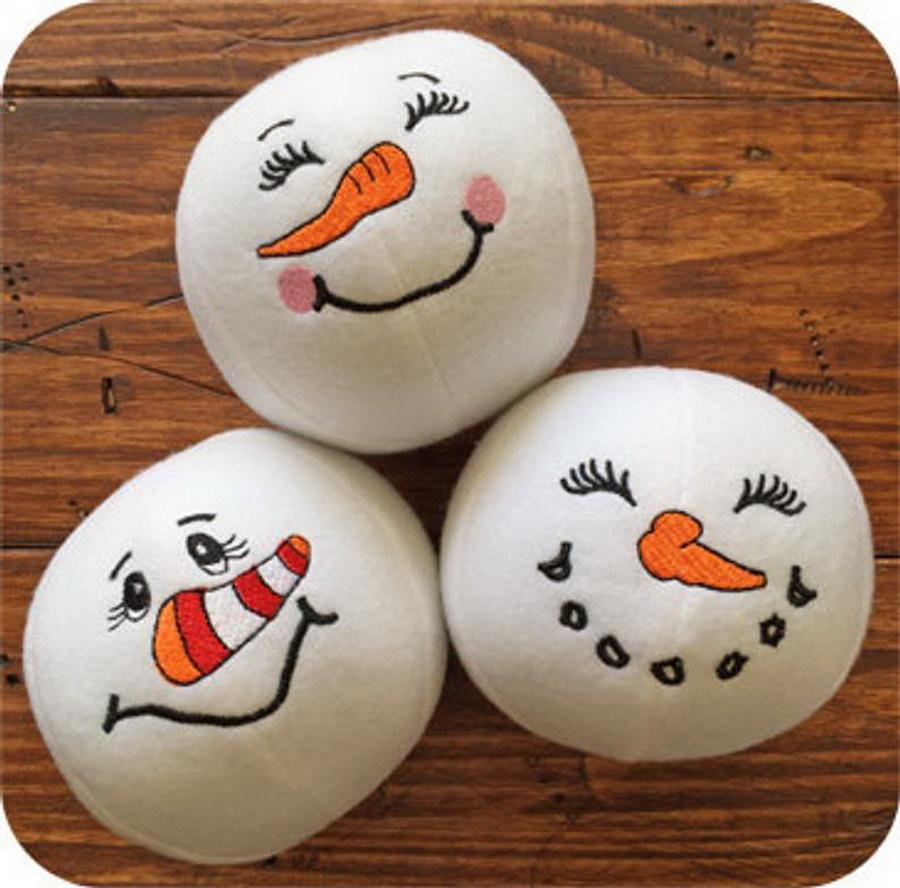 Embroidery Garden Snowman Snowballs Set - Sewingmachinesplus.com