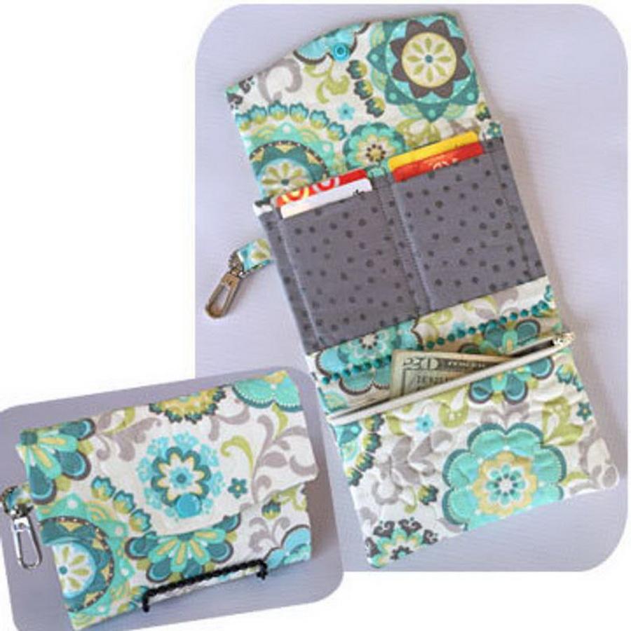 Embroidery Garden TriFold Wallets Set - Sewingmachinesplus.com