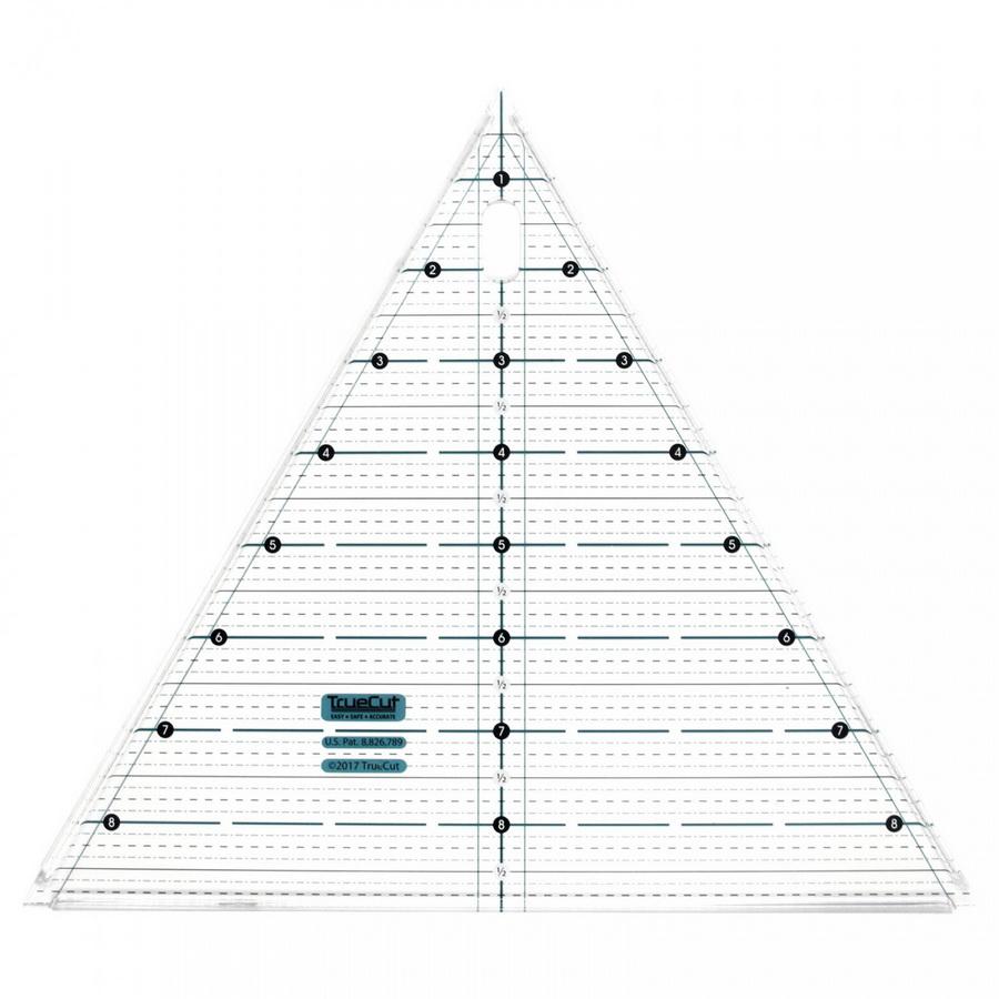 Grace TrueCut 60 Degrees Triangle Equilateral Ruler - Sewingmachinesplus.com