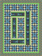 Ready to Sew Aboriginal Goose Chase Pre - cut Quilt Kit - Sewingmachinesplus.com