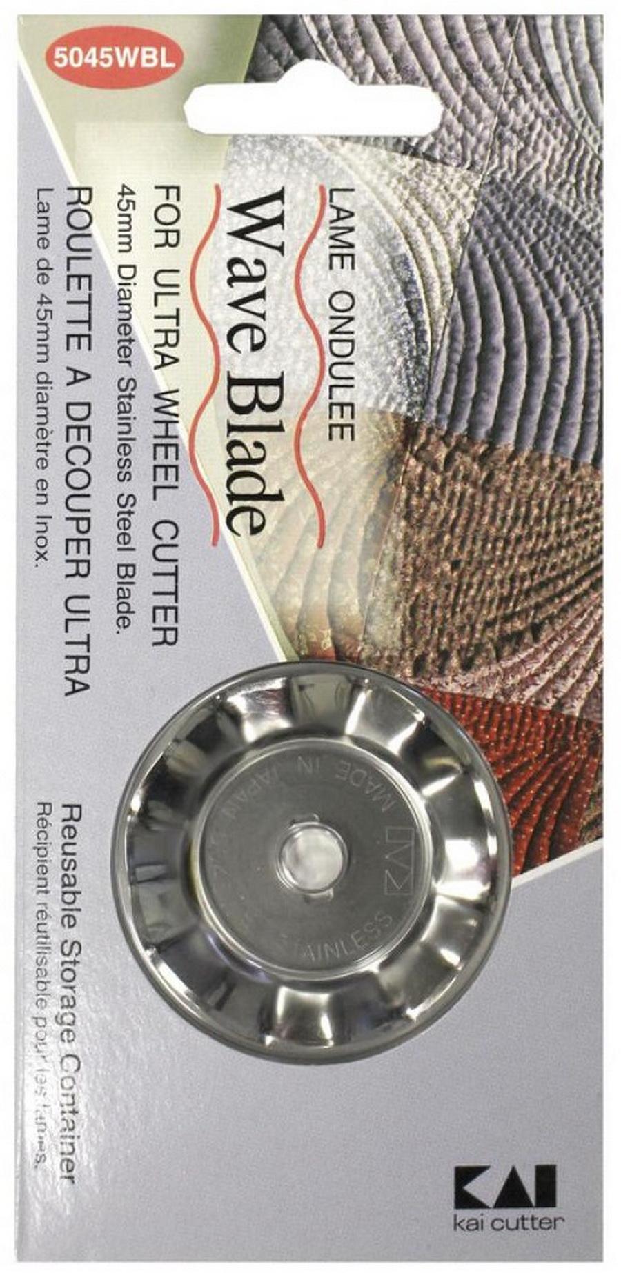 KAI Rotary 45mm Rotary Wave Blade - Sewingmachinesplus.com