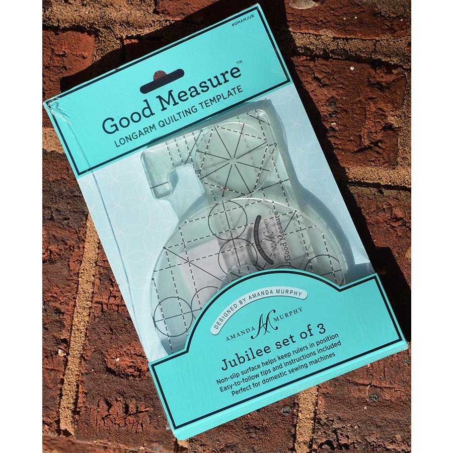 Good Measure Long Arm Every Jubilee Quilting Template Ruler 3 PC Set - Sewingmachinesplus.com
