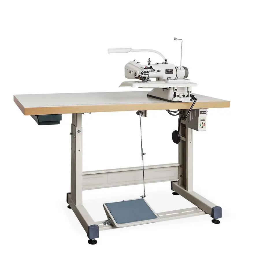 Reliable 7200DB Drapery Edition Direct Drive Blindstitch Sewing Machine With Skip Stitch, Assembled Table - Sewingmachinesplus.com