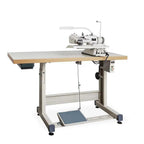 Reliable 7200DB Drapery Edition Direct Drive Blindstitch Sewing Machine With Skip Stitch, Assembled Table - Sewingmachinesplus.com