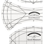 Good Measure Low Shank Every Curve Quilting Template Ruler 3 PC Set - Sewingmachinesplus.com