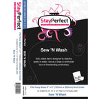 StayPerfect PreCut Sew N Wash Stabilizer - 25 Sheets - Sewingmachinesplus.com