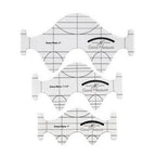 Good Measure Low Shank Every Wave Quilting Template Ruler 3 PC Set - Sewingmachinesplus.com