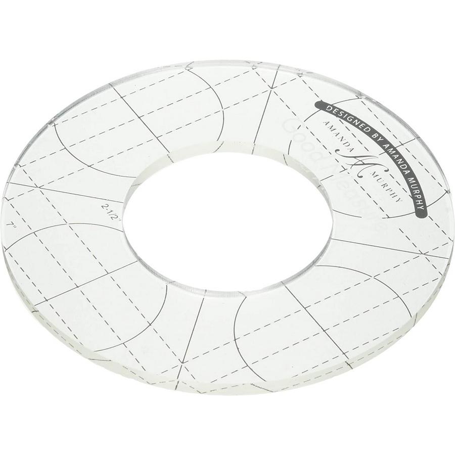 Good Measure Low Shank Circle Quilting Template Ruler 5 PC Set - Sewingmachinesplus.com