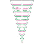 Good Measure Amanda Murphy 30 Degree Triangle Ruler - Sewingmachinesplus.com