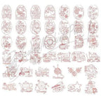 Dakota Collectibles Redwork Embroidery Designs set for embroidery software; large collection of redwork motifs