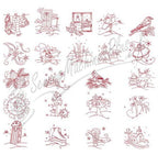 Dakota Collectibles Redwork Winter 970457