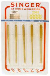 Singer Regular & Ball Point - 11, 14, 16 - 2020, 2045 - 5 Pack