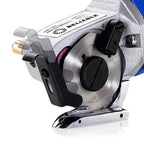 Reliable 1000FR rotary cloth cutter with blue handle and 2-inch blade.