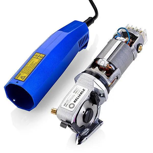 Reliable 1000FR rotary cloth cutter with blue power unit and metal cutting head