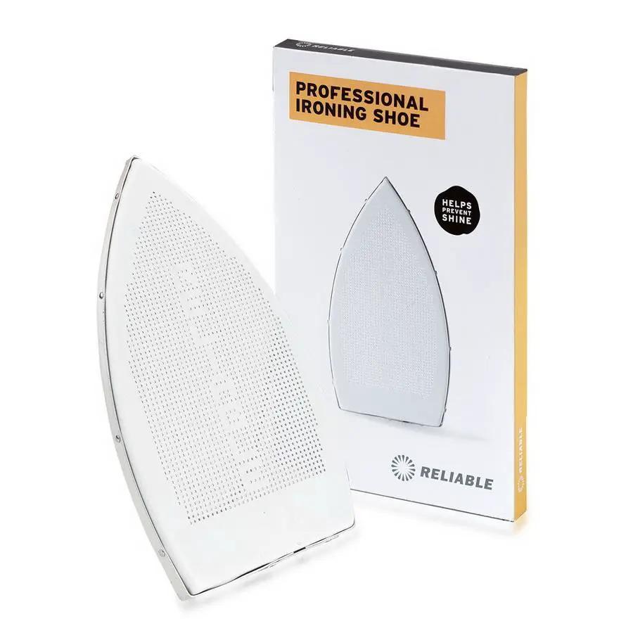 Reliable PTFE ironing shoe for Maven 100IS, white, iron & steam accessory; includes box.
