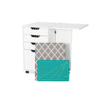 Kangaroo Sewing Furniture Bandicoot 2 Cabinet White Ash b8211 Studio Set With Kiwi Storage Cabinet - Sewingmachinesplus.com