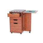 Kangaroo Sewing Furniture Bandicoot 2 Cabinet Teak b8205 Studio Set With Kiwi Storage Cabinet - Sewingmachinesplus.com