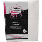 StayPerfect Medium Cutaway Pre Cut Stabilizer Sheets 25 pack - Sewingmachinesplus.com
