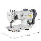 Reliable 4210SW Single Needle Lockstitch Walking Foot Sewing Machine and Uberlight 3100TL Light Lamp - Sewingmachinesplus.com