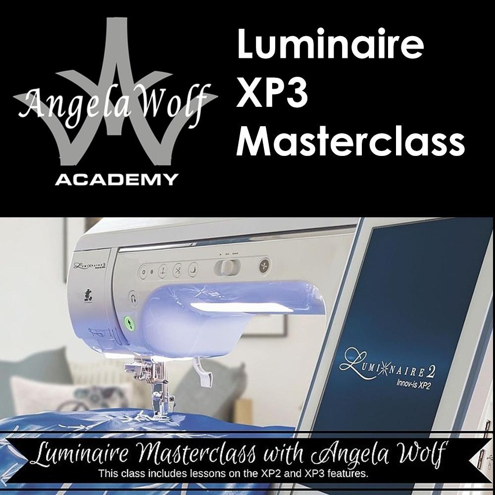 Angela Wolf Academy Luminaire XP3 Masterclass - Sewingmachinesplus.com