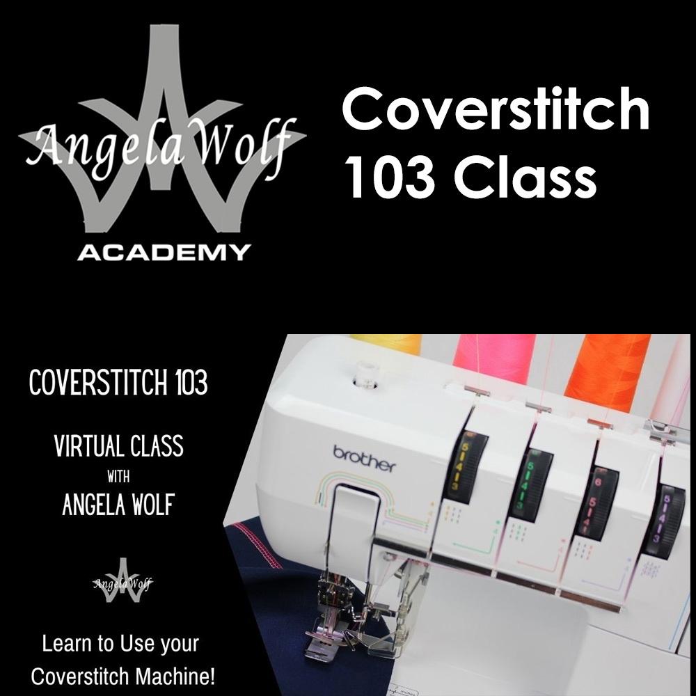 Angela Wolf Serger / Coverstitch 103 Class - Sewingmachinesplus.com