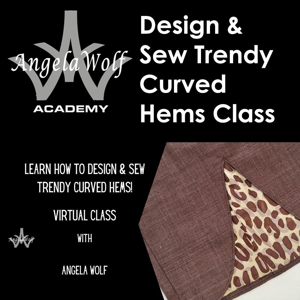 Angela Wolf Academy Design & Sew a Trendy Slit Hem Class - Sewingmachinesplus.com