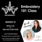 Angela Wolf Academy Embroidery 101 Class - Sewingmachinesplus.com