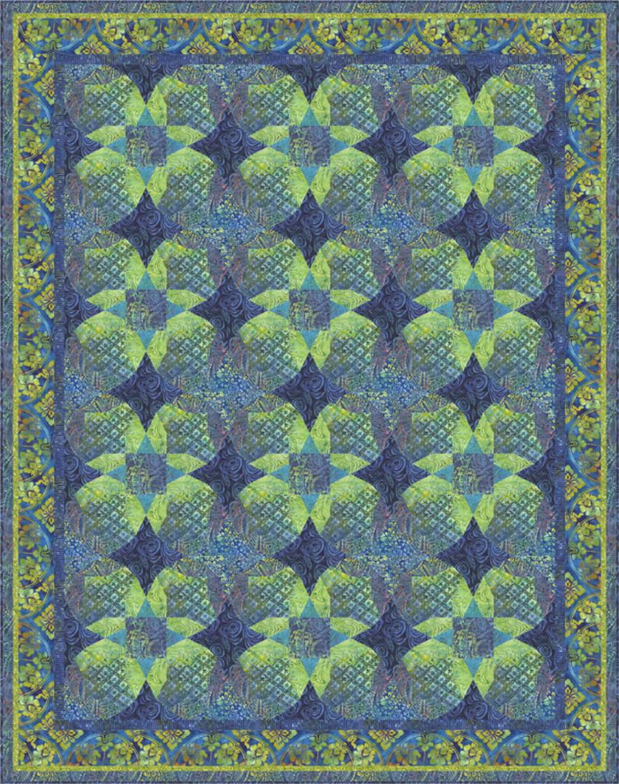 Ozarks in Bloom Fabric Quilt Kit by Raija Salomaa