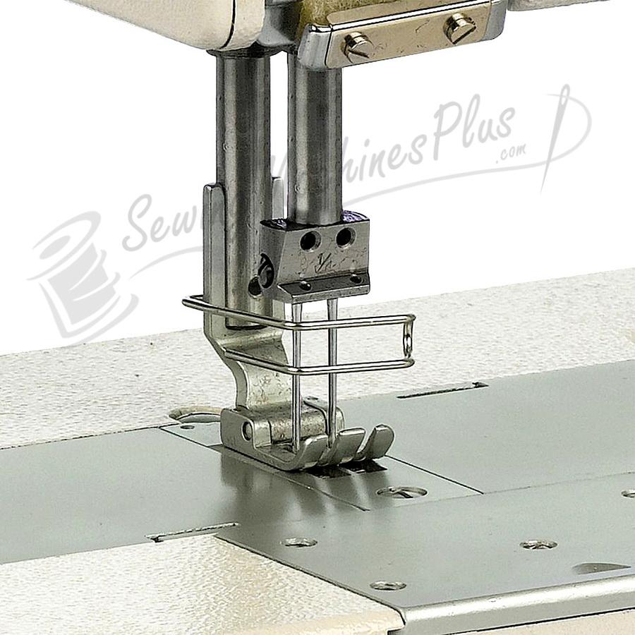 Reliable 3200TN Two Needle, Needle Feed Machine w/ Motor, Table, & Light - Sewingmachinesplus.com