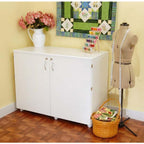 Kangaroo Sewing Furniture Studio Combo WHITE Kangaroo & Joey and Dingo II Sewing Cabinets (KS-WHT)