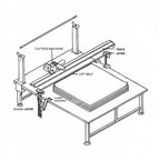 Reliable 7000FE End Cutter With 96in. Track & Lifter Set