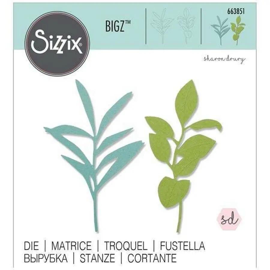 Sizzix Bigz Die Tropical Stems by Sharon Drury - Sewingmachinesplus.com